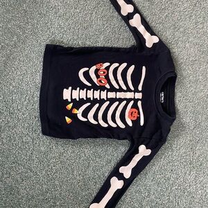Carter's Black Skeleton Pajama Set